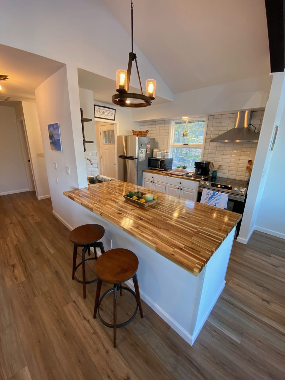 Open concept kitchen 