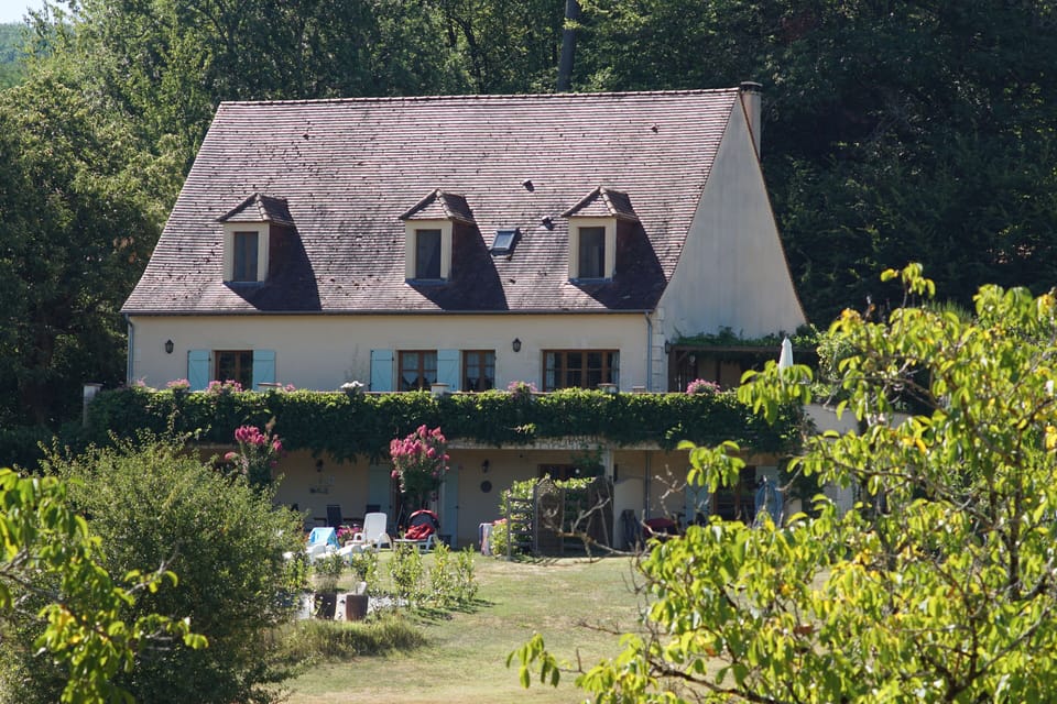 The house viewed from the lane.