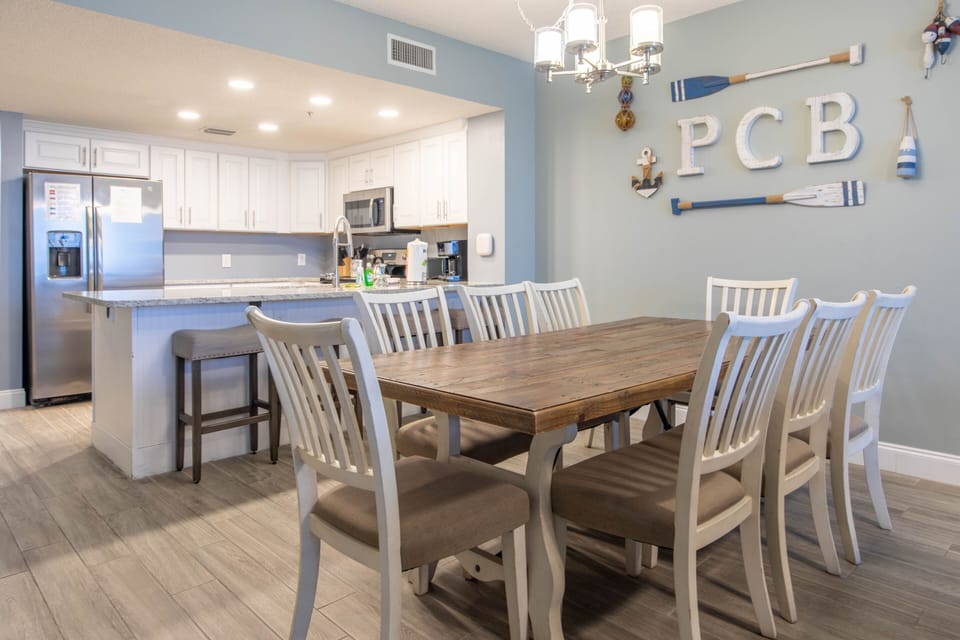 Dining table.
