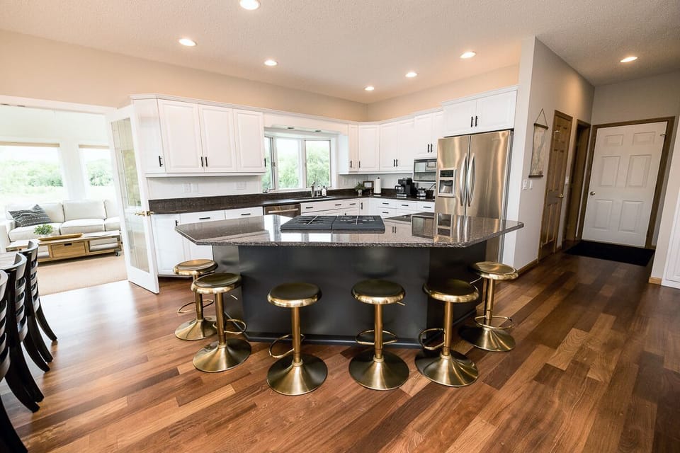 Fully stocked kitchen has everything you need to make yourself at home