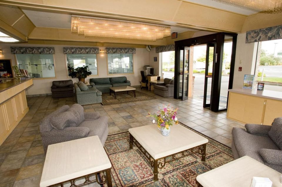 Unwind in the welcoming lobby lounge after a long day.