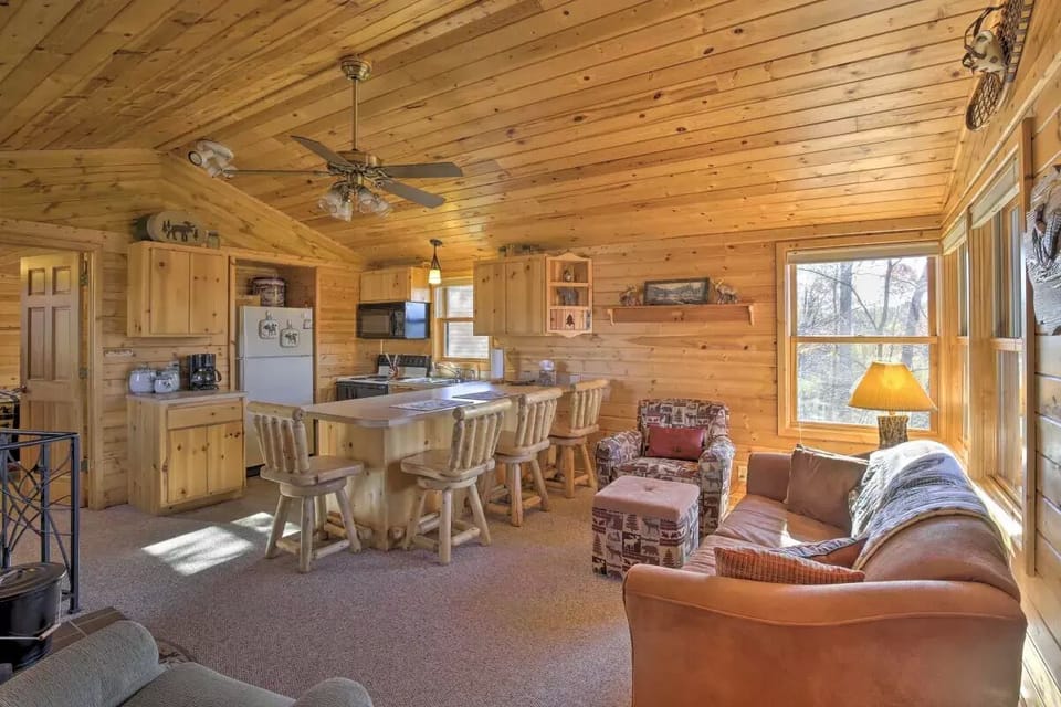 Kitchen and living room 