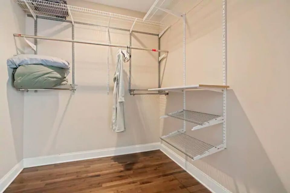 Master Closet (Extra pillows, blanket, room heater, Iron & Iron board)
