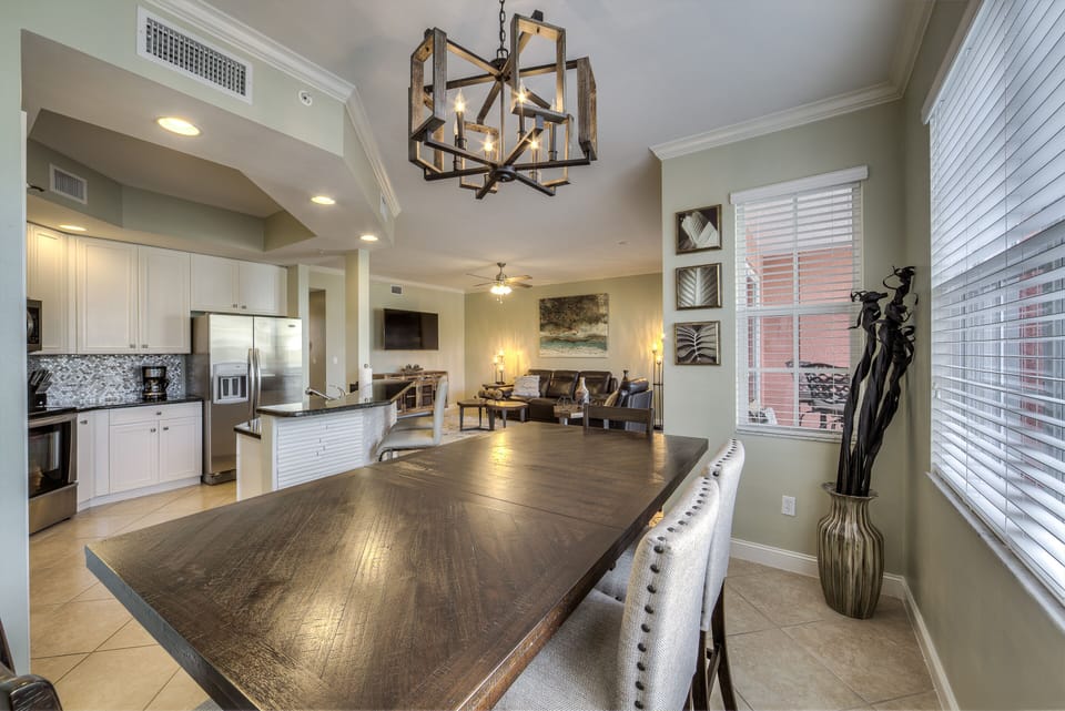 Plenty of dining area!