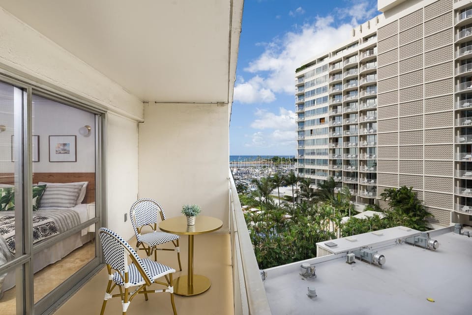 Lanai/Balcony off main bedroom and living room.