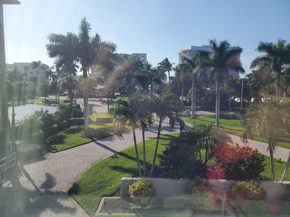 View From Master Bedroom with Partial Ocean/Gulf View.