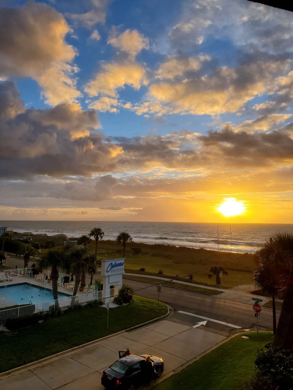 Beautiful Sunrise from the balcony