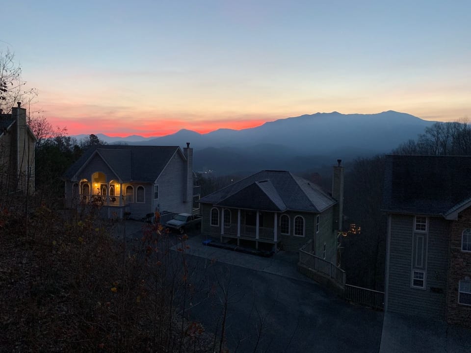 Sunrise blue light