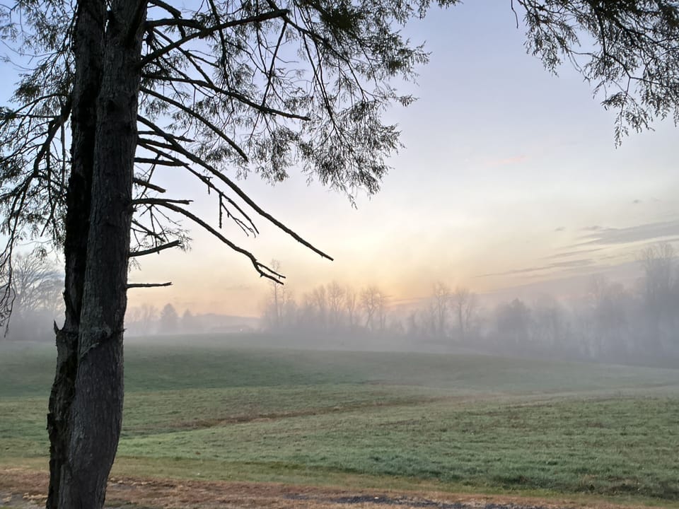 Front porch sunrise