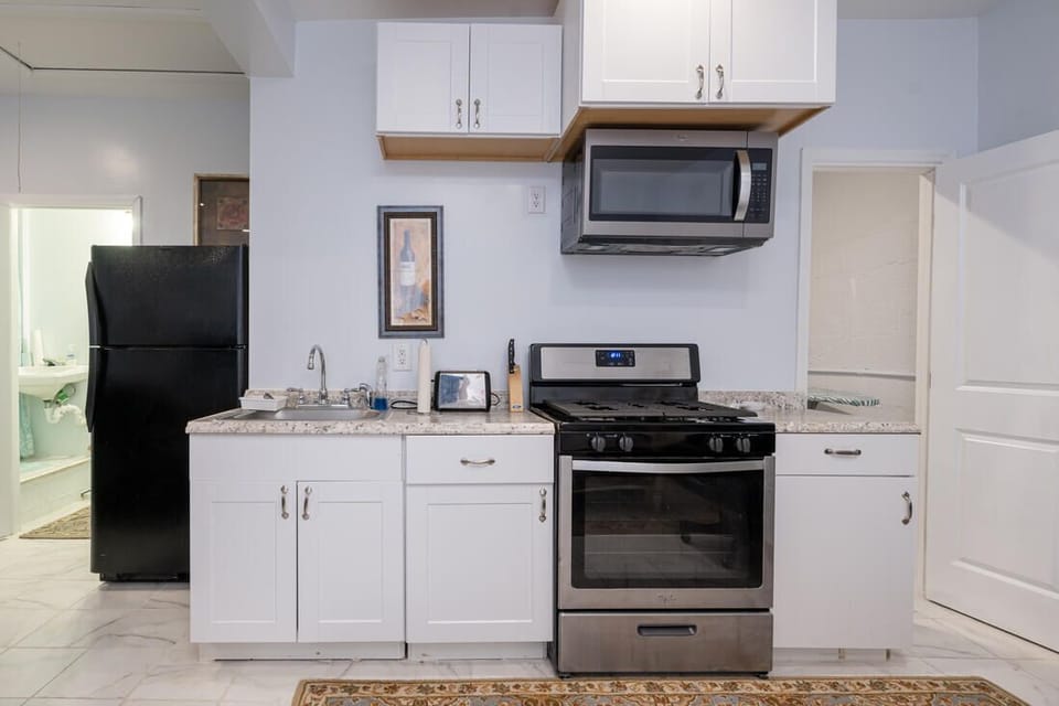 Kitchenette in the studio apartment