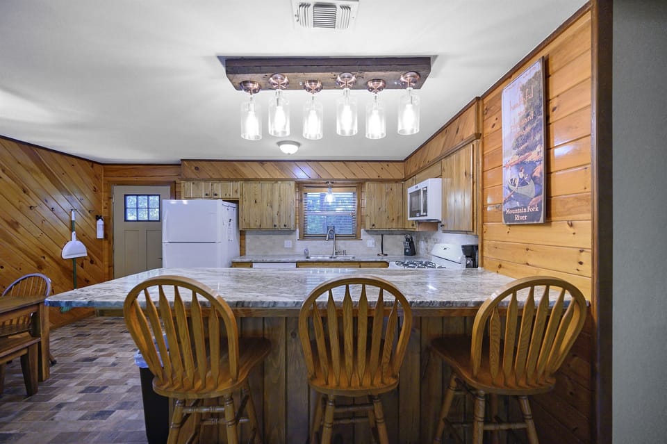 The bar is a great spot for quick meals or snacks!