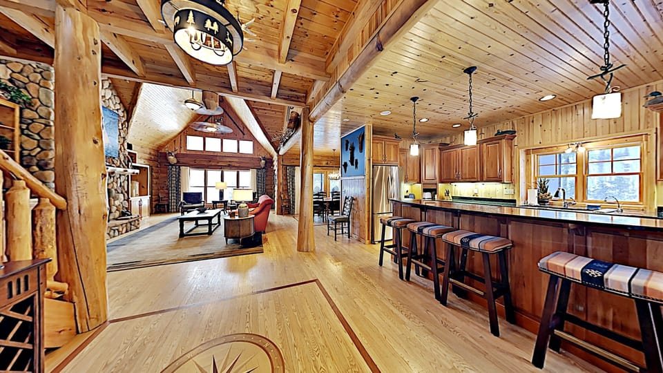 Breath taking open concept kitchen and main living area