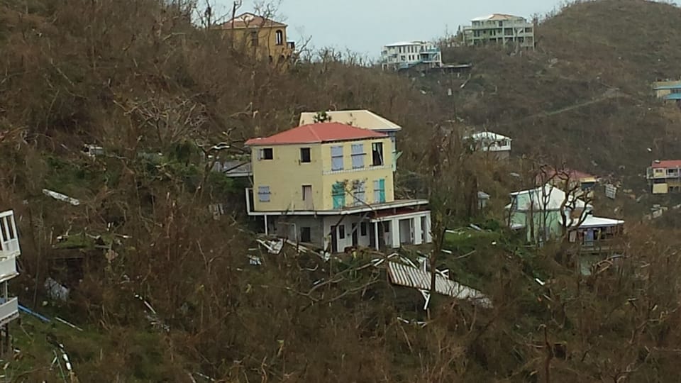 9 days after Hurricane Irma decimated 80% of the structures on St. John