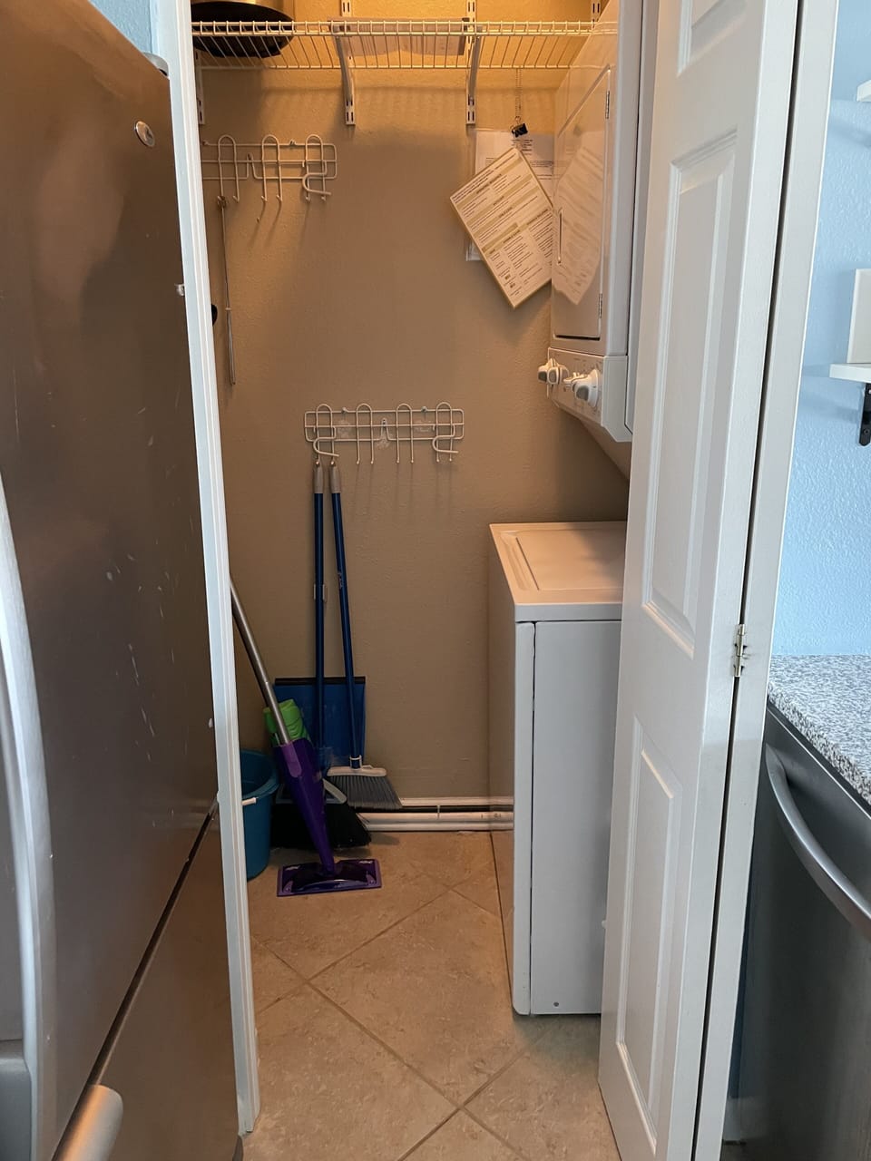 Washer and dryer. Unit also has water softener.