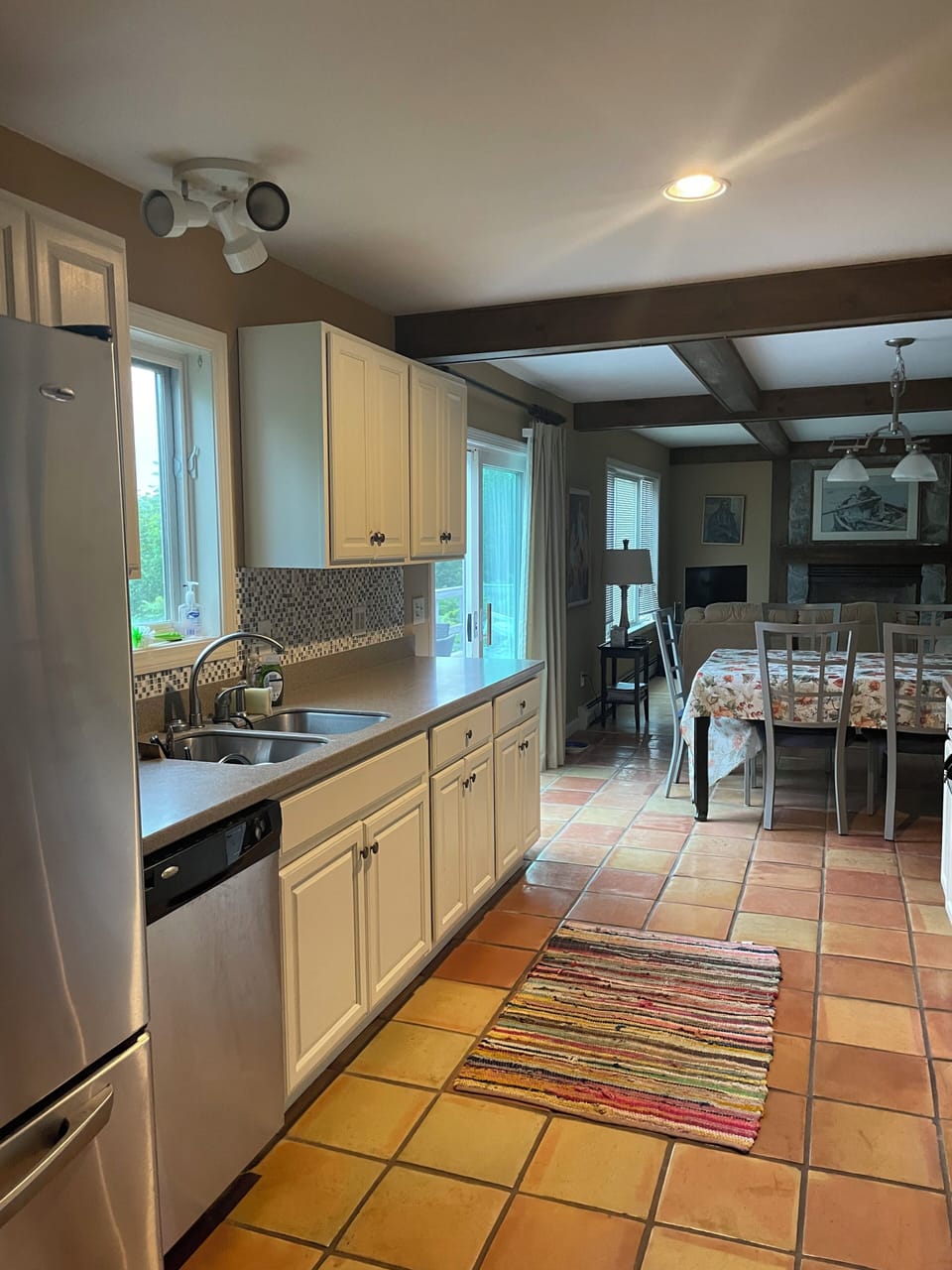 Kitchen and dining area
