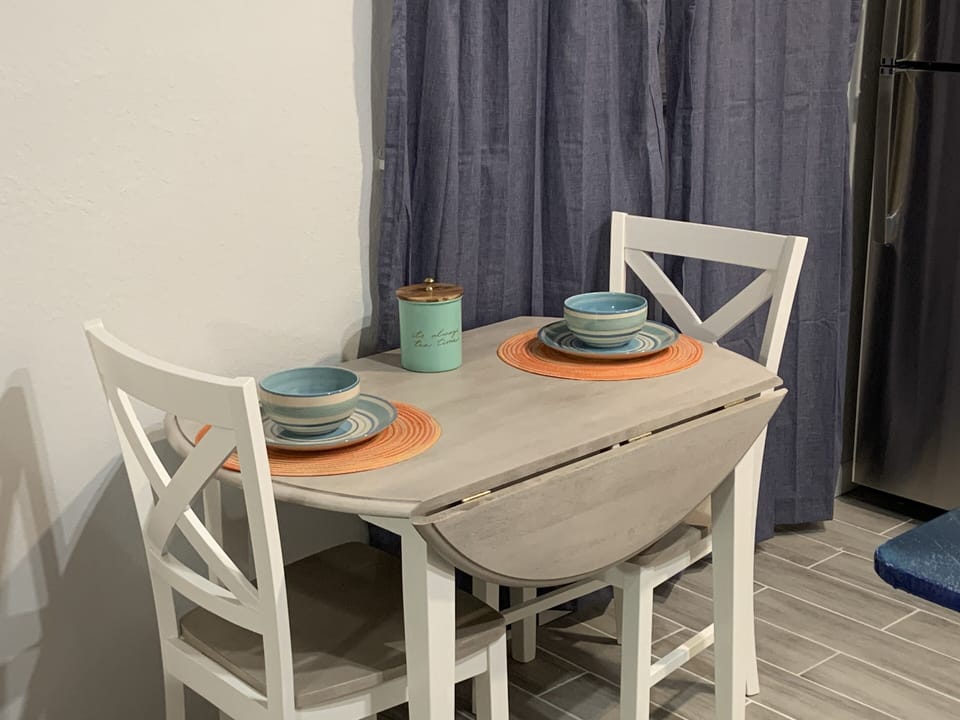 Relax and cook a meal in the brand new kitchen.