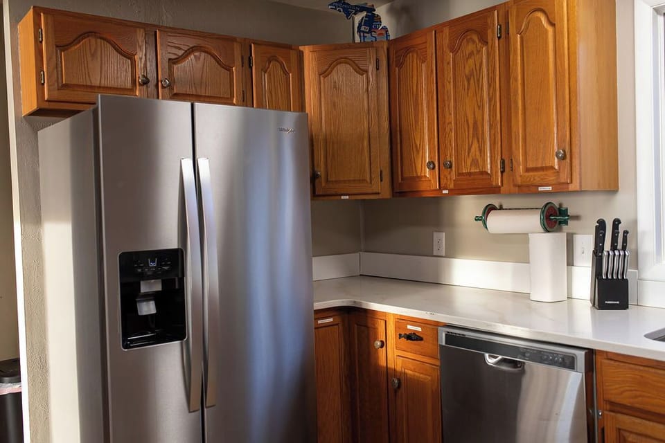 Main floor kitchen with spacious layout perfect for cooking and gathering