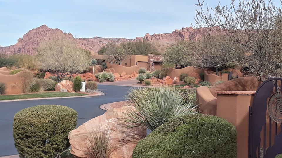 Street view in front of the house.
