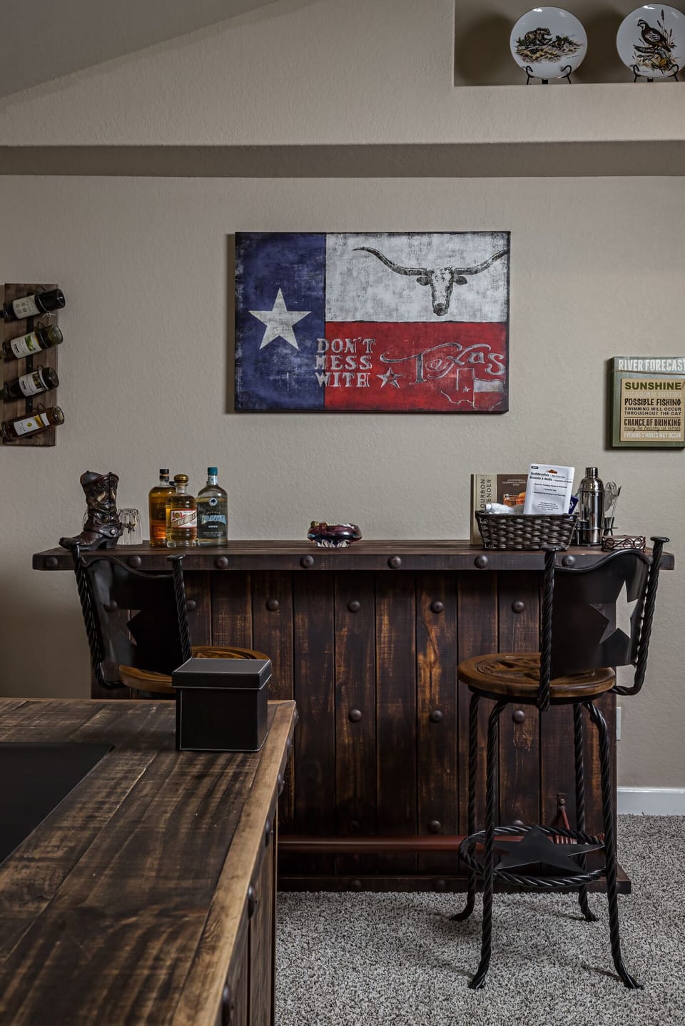 Indoor bar. 