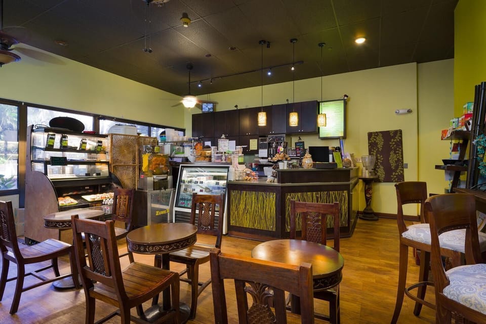 coffee shop located near lobby
