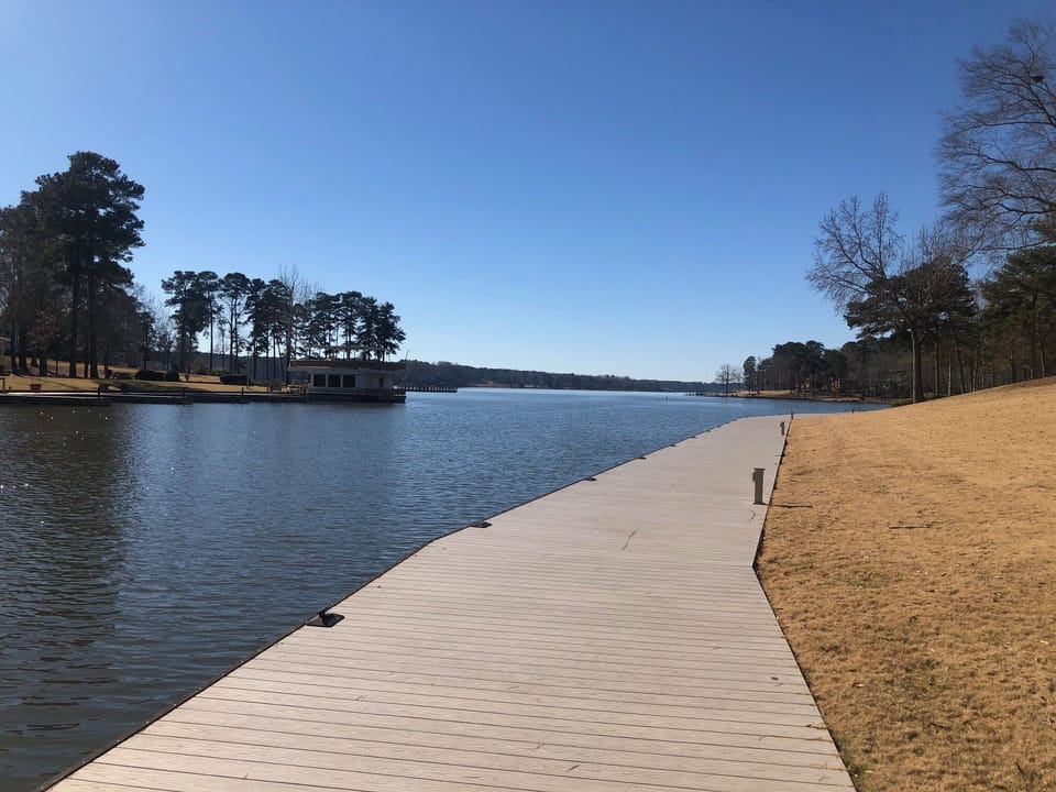 Imagine docking your boat right here!