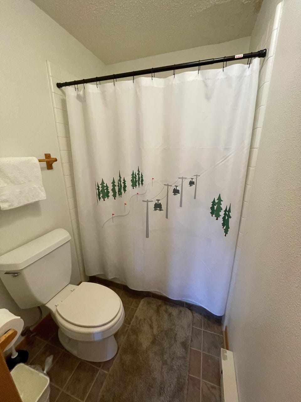 Downstairs bath - tub/shower