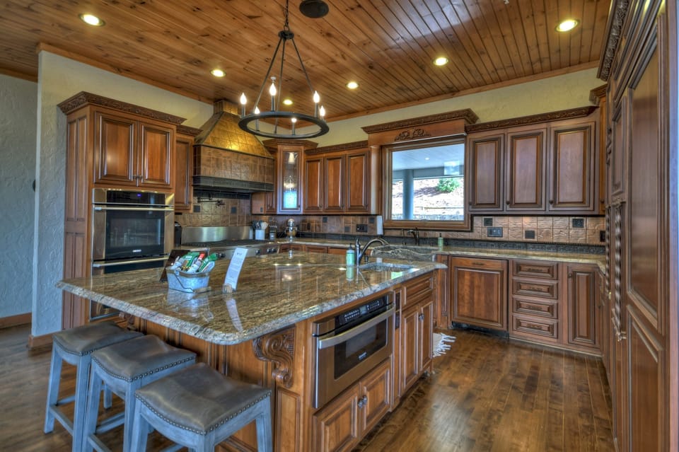 Fully stocked kitchen