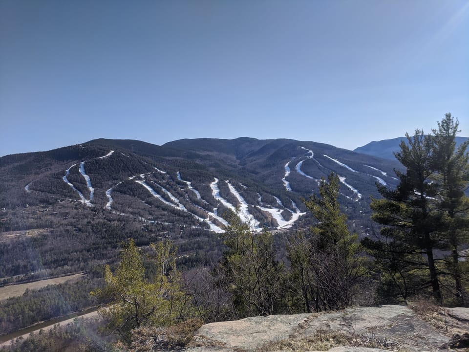 Nearby: View of Attitash Mountain from top of Mount Stanton Tril