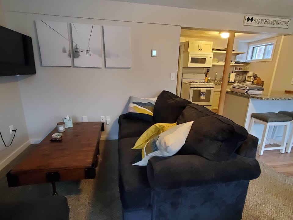 Downstairs living area