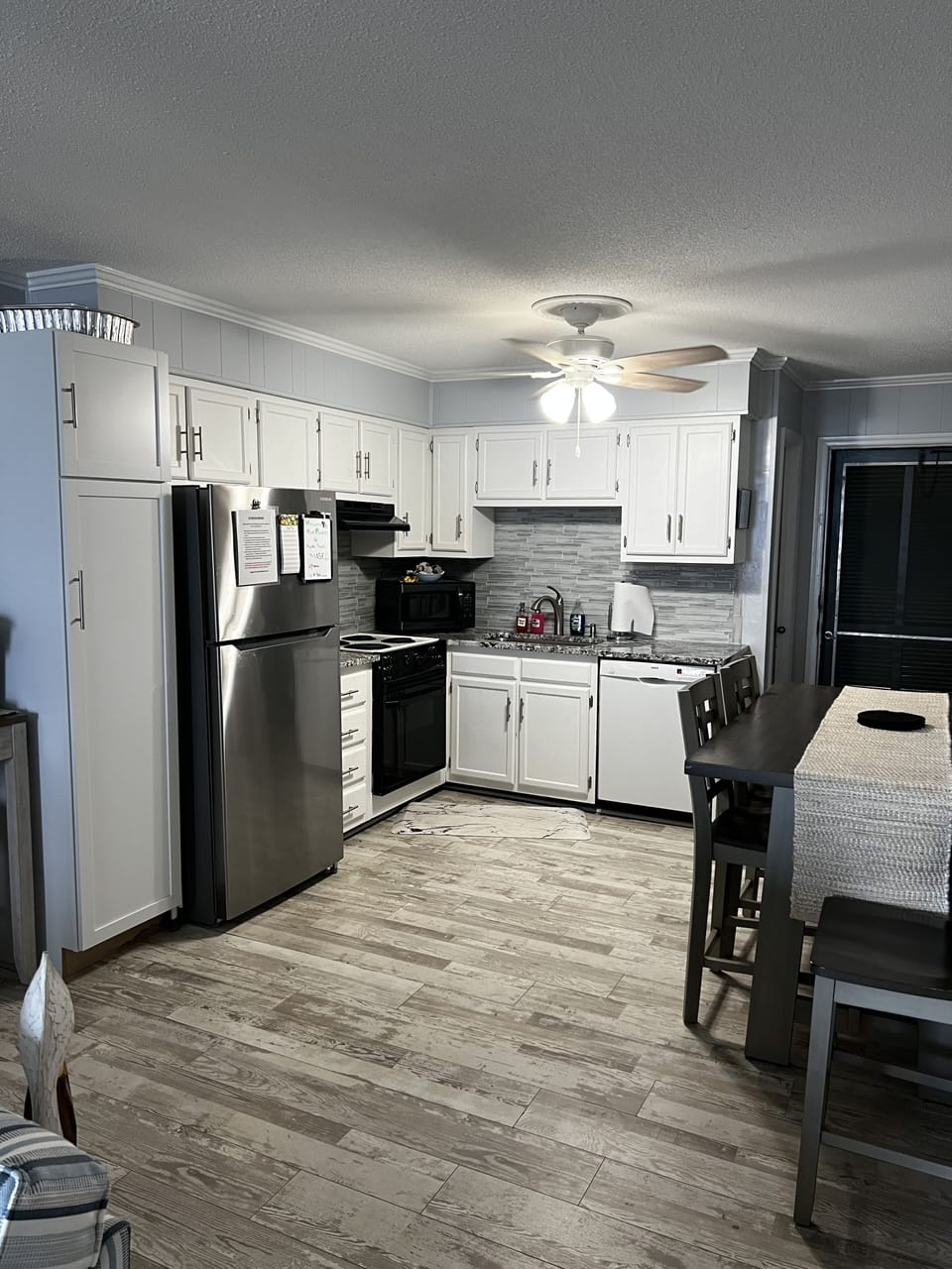 Kitchen with full size table to sit 4 people