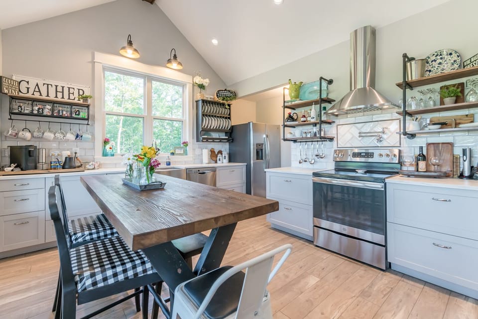 Custom kitchen is a joy to cook in!