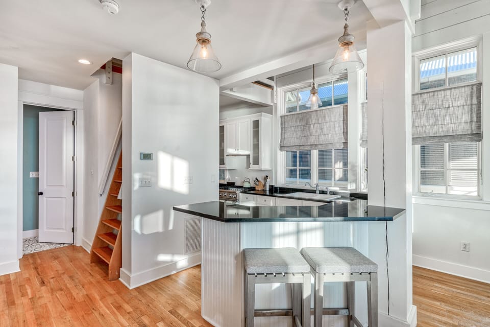 ladder to 3rd floor loft