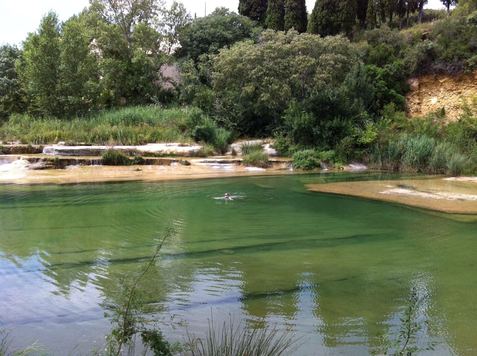 Wild Swimming at St Laurent de la Cabrerisse just 6 miles away