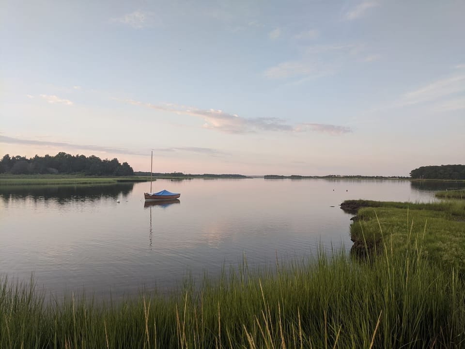 Acabonac harbor, a few minutes from the house.