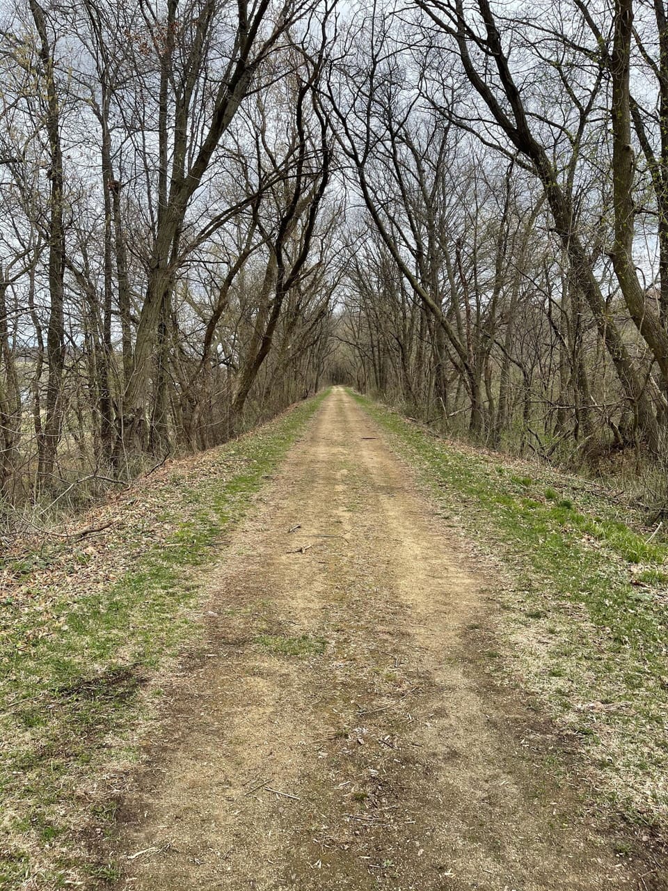 The Sparta/Elroy biking/walking trail directly behind the property. 