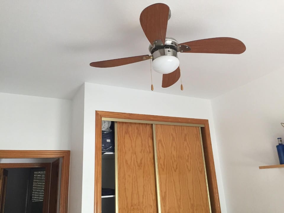 All rooms have ceiling fans.