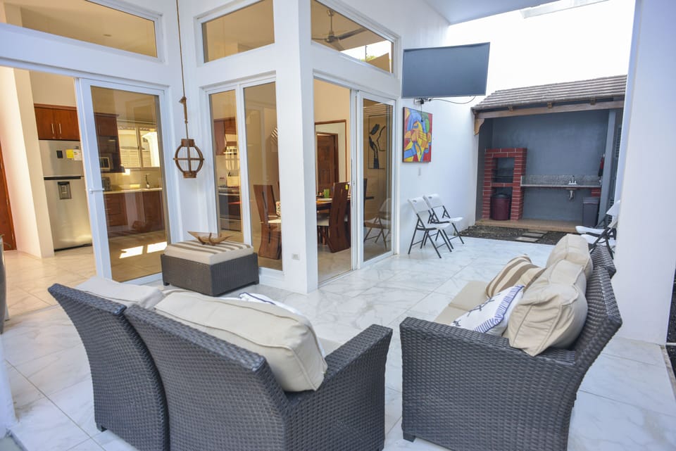 Sit back in those cushioned chairs at night, and let the board games begin.