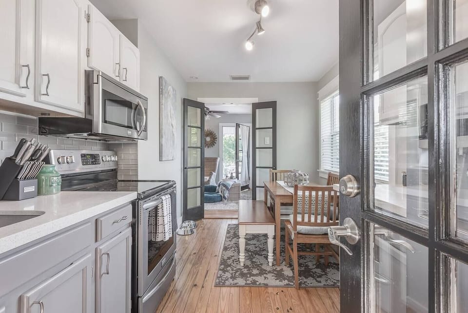 Kitchen & Dining: Modern appliances and spacious dining area for delightful meals together!