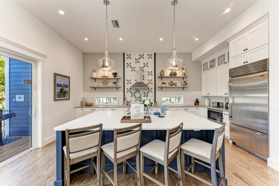 Custom coastal kitchen