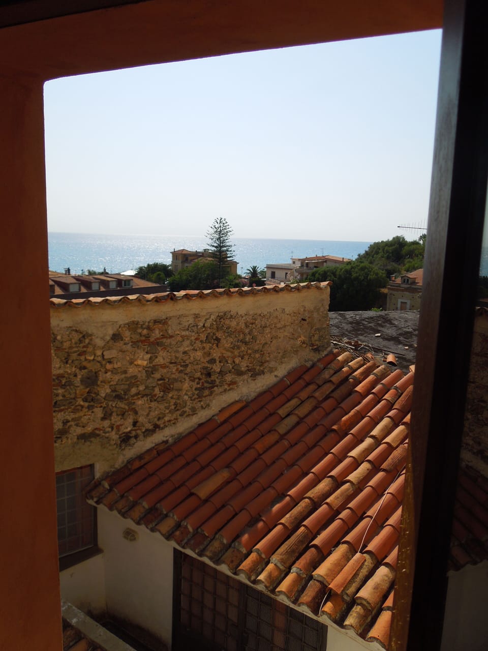 Kitchen window views. Gaze out while sipping your espresso :)
