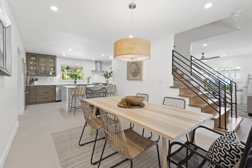 A space perfect for family dining!