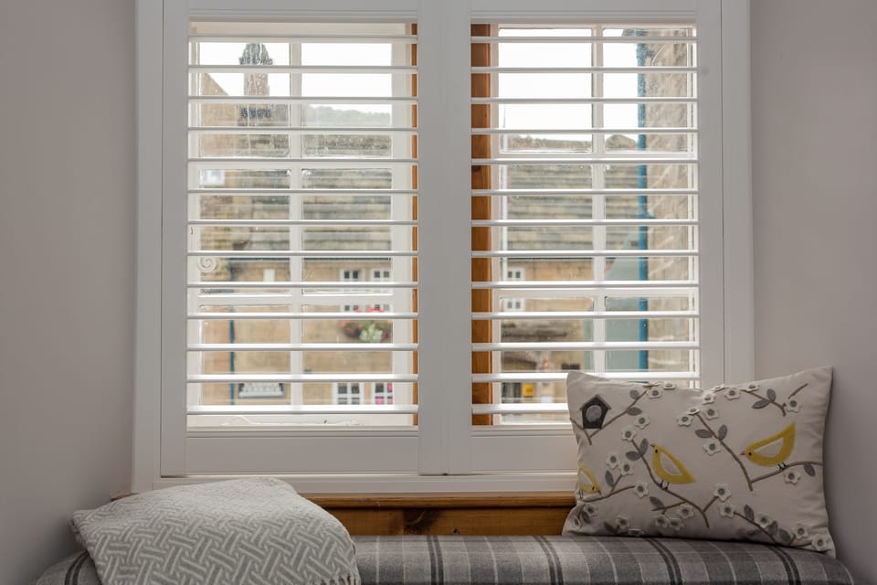 The cosy window seat on the first floor
