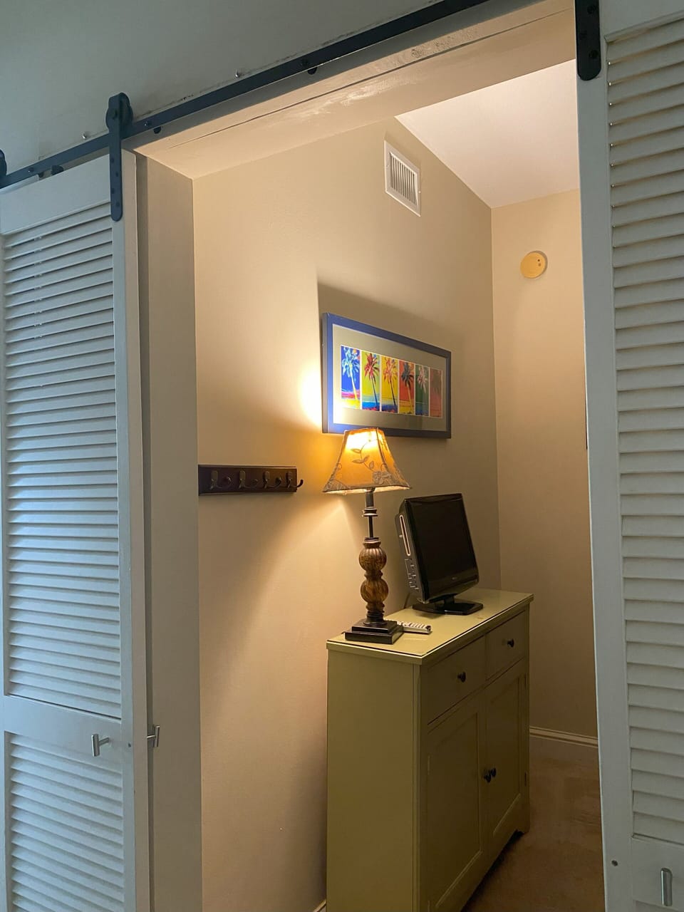 Bunkroom with doors