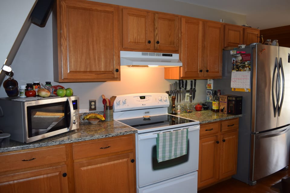 Well-stocked kitchen 
