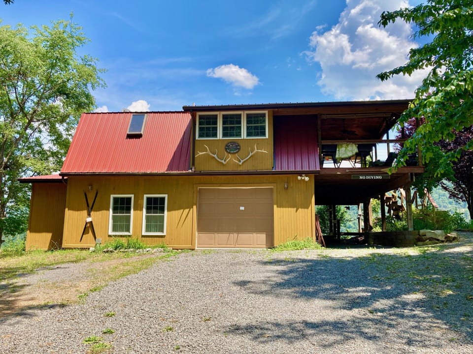 Front view of the cabin