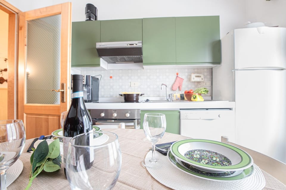 Kitchen and dining area