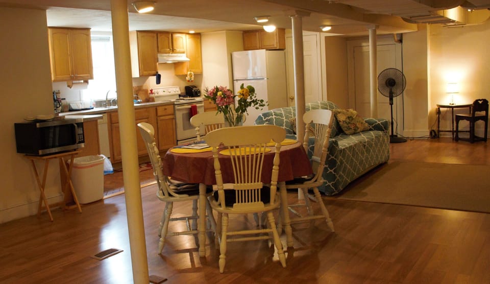 Big Open Living Space with a Pull-Out Sofa.
