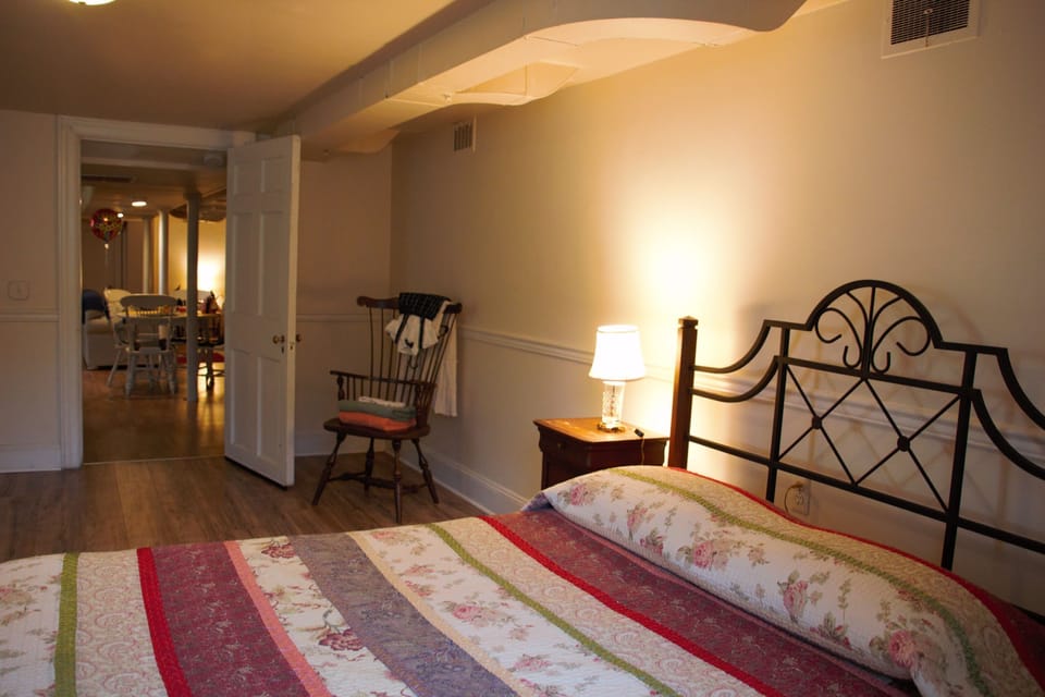 Main Bedroom is big and feel free to add a toddler bed or Pack n Play.