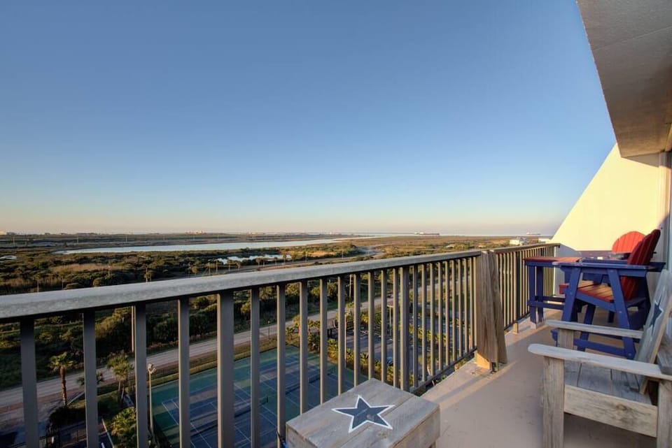 Watch the sunset from the back balcony. 
