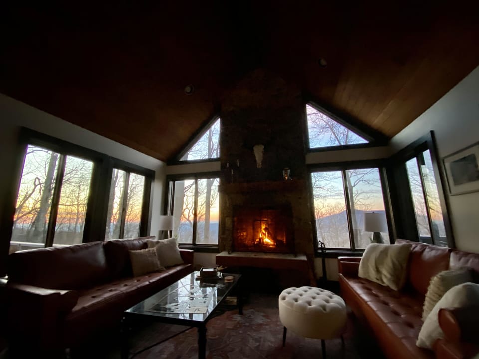 Views of both sunrise and sunset. 